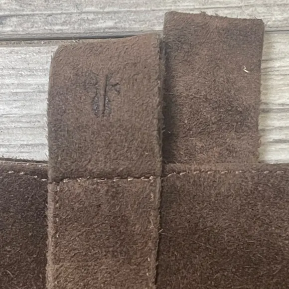 Frye Suede High Heel Riding Boots 8.5 Villager Pull On