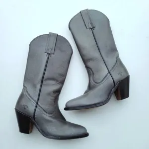 Frye Vintage Pull On Cowboy Western Boots