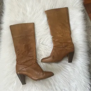 Frye Vintages Leather Heel boots 6.