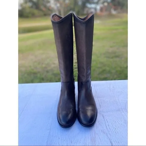FRYE Melissa Button 2 boots-smoke
