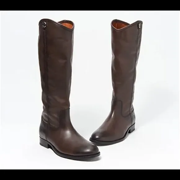 FRYE Melissa Button 2 boots-smoke
