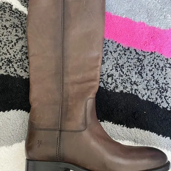 FRYE Melissa Button 2 boots-smoke