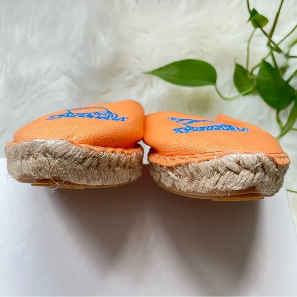 GANNI Embroidered canvas espadrille slippers Slip On Sandals