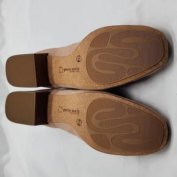 GENTLE SOULS KENNETH COLE ELLA LEATHER LOAFERS🍄LADIES 11🍄COLOR MUSHROOM🍄NWOB