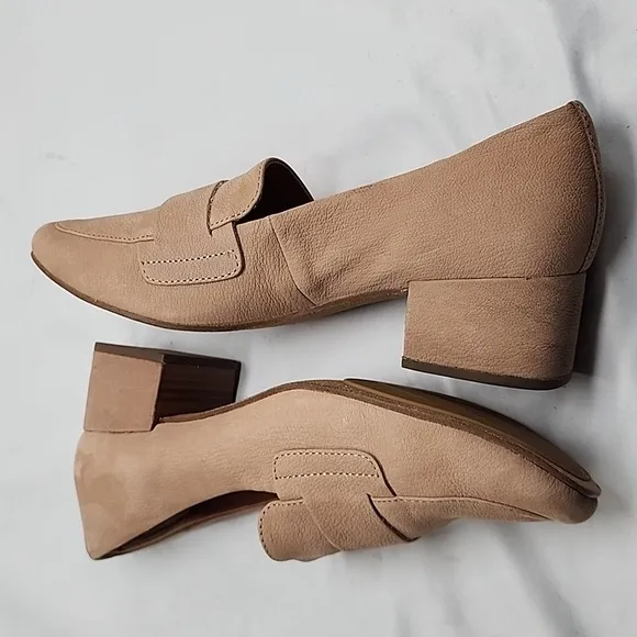 GENTLE SOULS KENNETH COLE ELLA LEATHER LOAFERS🍄LADIES 11🍄COLOR MUSHROOM🍄NWOB