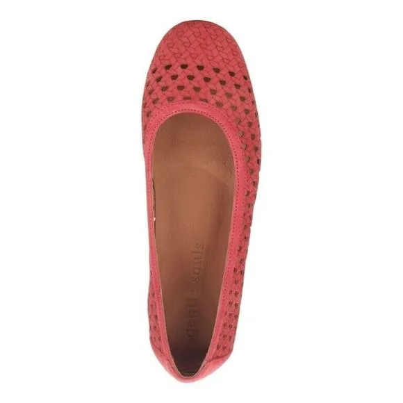 GENTLE SOULS KENNETH COLE Womens Coral Eugene Slip On Leather Flats Size 8.5 M