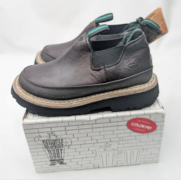 Georgia Boot Baby Romeo Boots GR14  Leather Shoes Pull-on