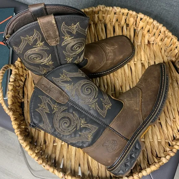 Georgia Boot Carbo-Tec LT Big Kid Pull On Saddle Boots