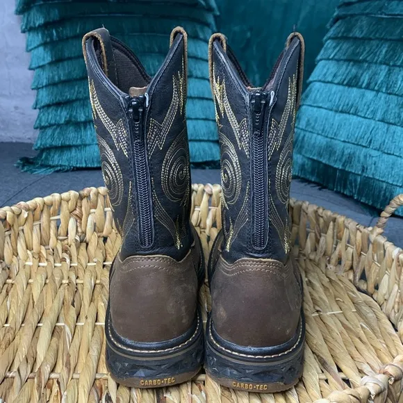 Georgia Boot Carbo-Tec LT Big Kid Pull On Saddle Boots
