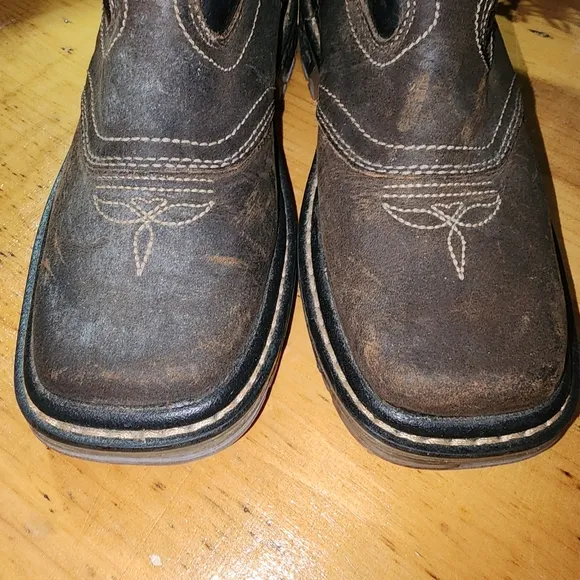 Georgia Boot Kids Size 12.5 Brown Cowboy Boots
