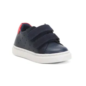 GEOX Navy/red Unisex Nashik Velcro Court Sneakers