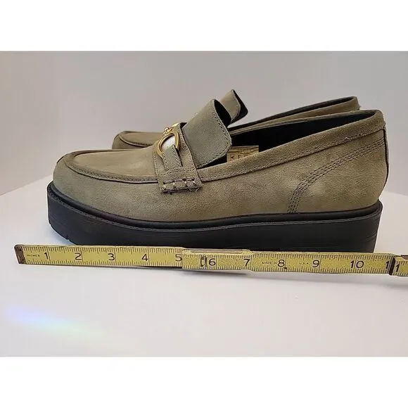Geox Spherica Platform Shoes EC 7 Women Ultra-Cushioned Gray/Green US 10.5 EU41
