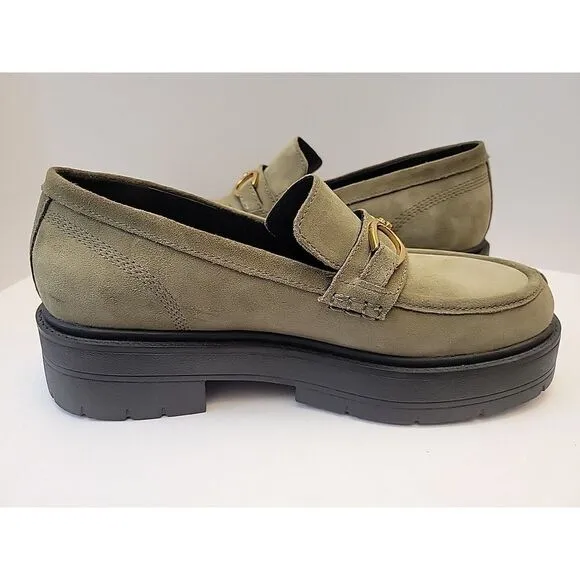 Geox Spherica Platform Shoes EC 7 Women Ultra-Cushioned Gray/Green US 10.5 EU41