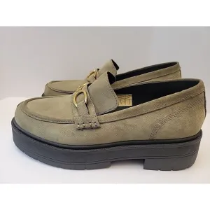 Geox Spherica Platform Shoes EC 7 Women Ultra-Cushioned Gray/Green US 10.5 EU41