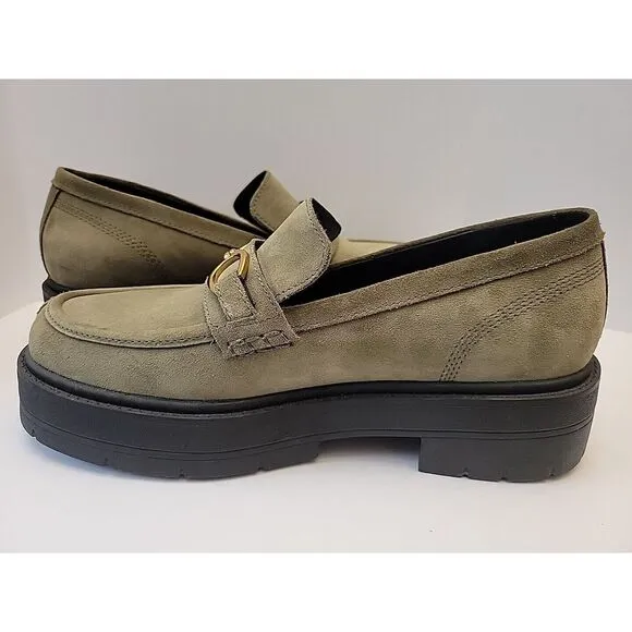 Geox Spherica Platform Shoes EC 7 Women Ultra-Cushioned Gray/Green US 10.5 EU41