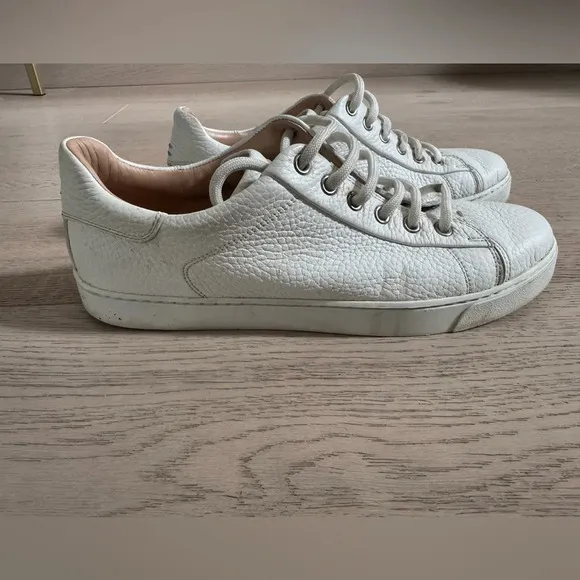 Gianvito RossiLeather low-top lace up sneakers size 39.5 (woman’s 8.5)