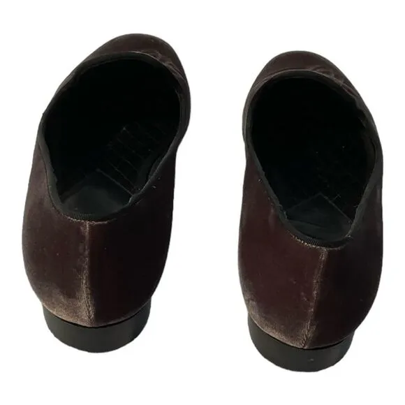 GIORGIO ARMANI Women’s Velvet Grosgrain Trim Loafers Size 9  /IT 39