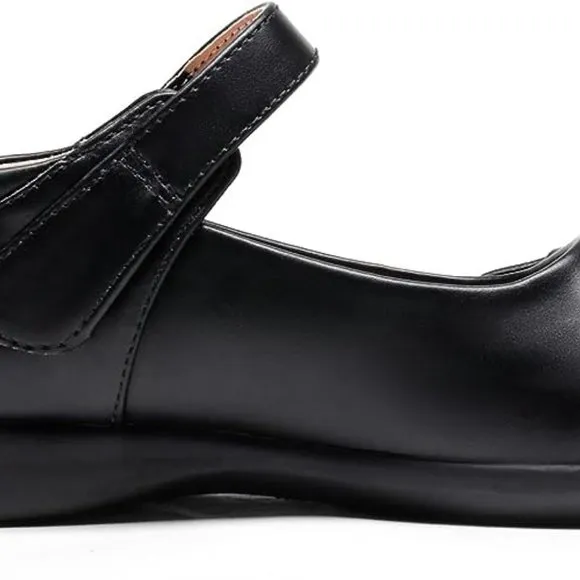 Girls School Uniform Shoes Mary Jane Dress Flats(Little Kid/Big Kid)