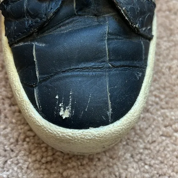 Giuseppe Zanotti Blue Croc Sneakers