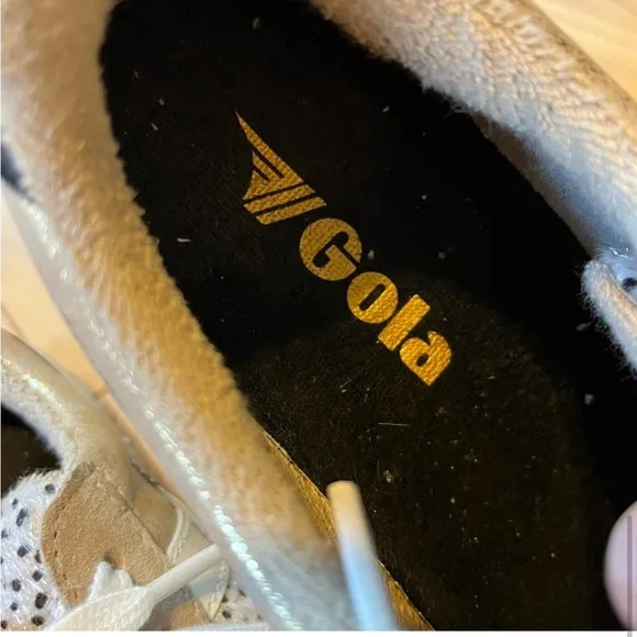 Gola Classics Grandslam Mode Sneakers in Gold/ Cheetah/Multi size eight (8)