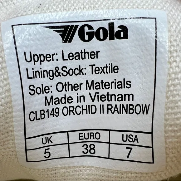 GOLA x ANTHRO Orchid Il Rainbow Sneakers - Sz 7