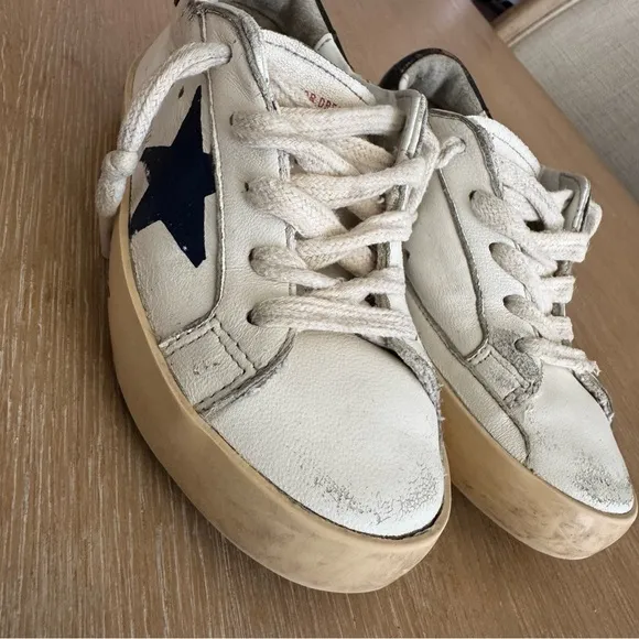 Golden Goode Boy's Super-Star Leather Low-Top Sneakers