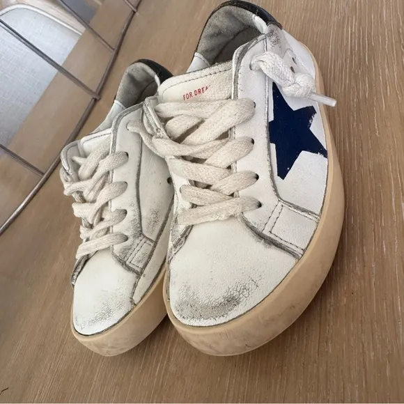 Golden Goode Boy's Super-Star Leather Low-Top Sneakers