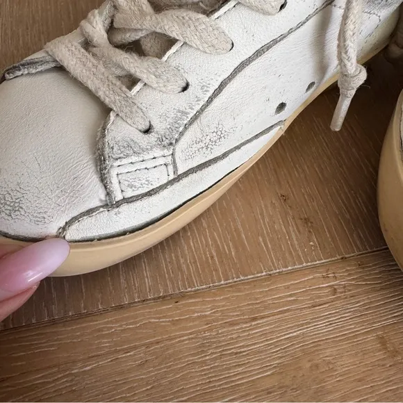 Golden Goode Boy's Super-Star Leather Low-Top Sneakers