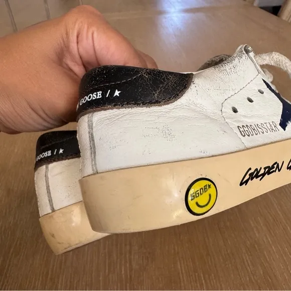 Golden Goode Boy's Super-Star Leather Low-Top Sneakers