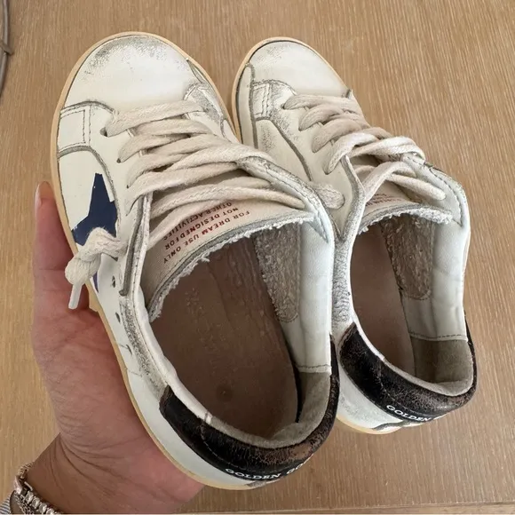 Golden Goode Boy's Super-Star Leather Low-Top Sneakers