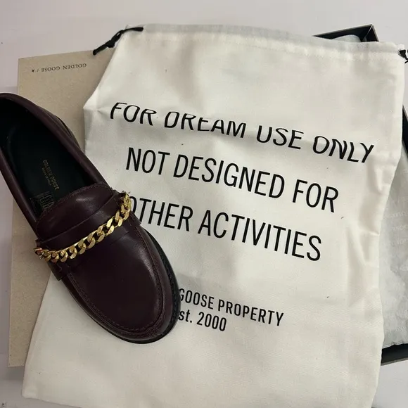 Golden Goose Deluxe Brand Jerry Chain-Linked Loafers NWT