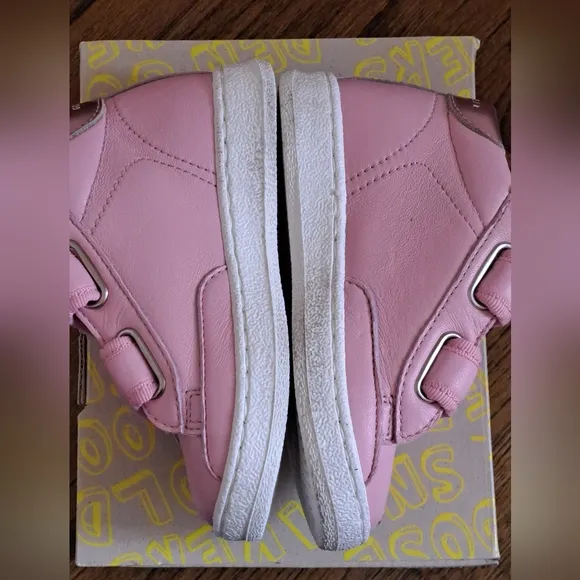 Golden Goose Girls June Ballstar Sole Sneakers Antique Pink Size 23