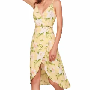 GREAT REFORMATION Anouk Wrap Midi Dress. Perfect Resort Wear.