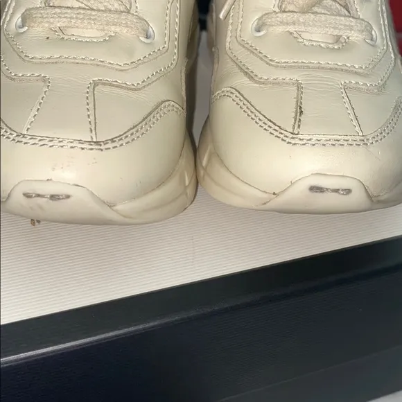 Gucci Cream Chunky Sneakers