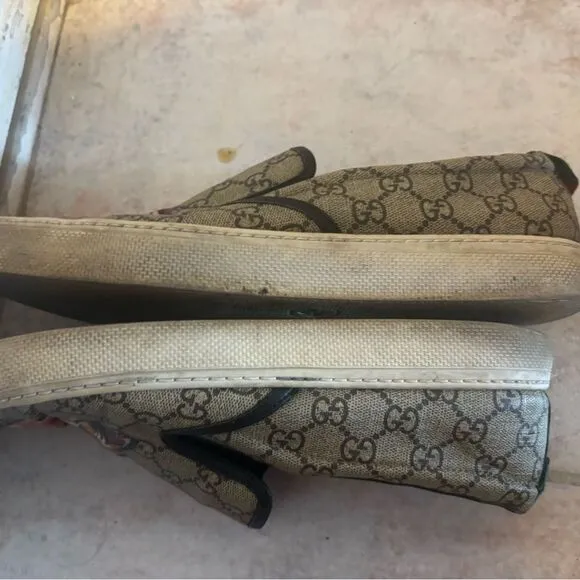 Gucci Dublin Slip-On Sneaker cat design shoes gucci logo flats lion loafers
