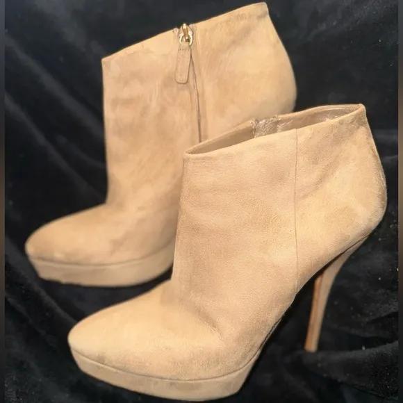 Gucci Suede Striped Boots Women's Size: 39.5
