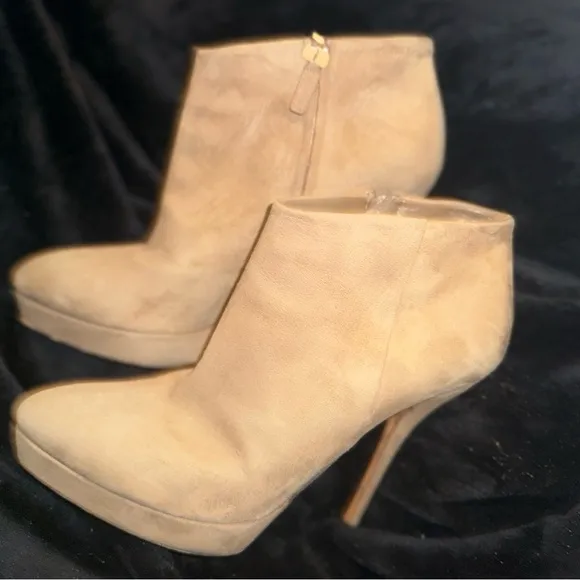 Gucci Suede Striped Boots Women's Size: 39.5