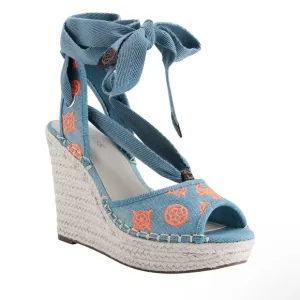 GUESS Halona Espadrille Wedge Sandals