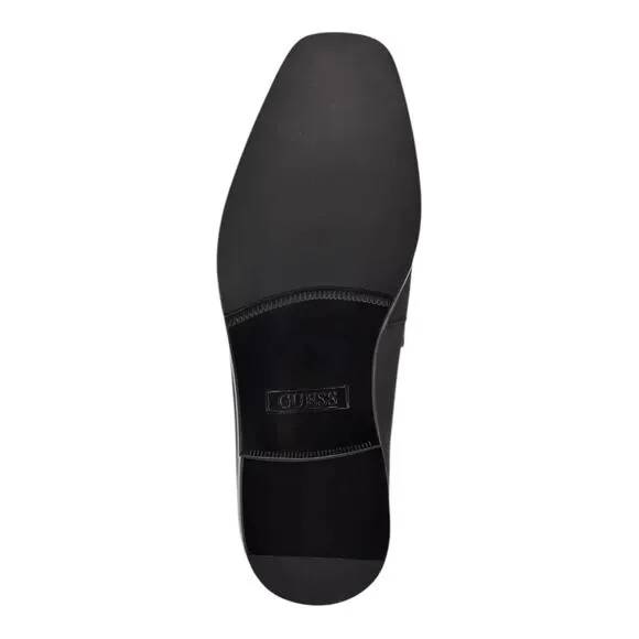 GUESS Men's Hare Square Toe Slip On Dress Loafers Black Size 12