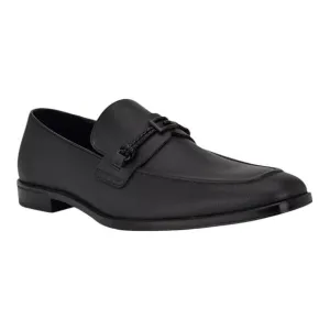 GUESS Men's Hare Square Toe Slip On Dress Loafers Black Size 12