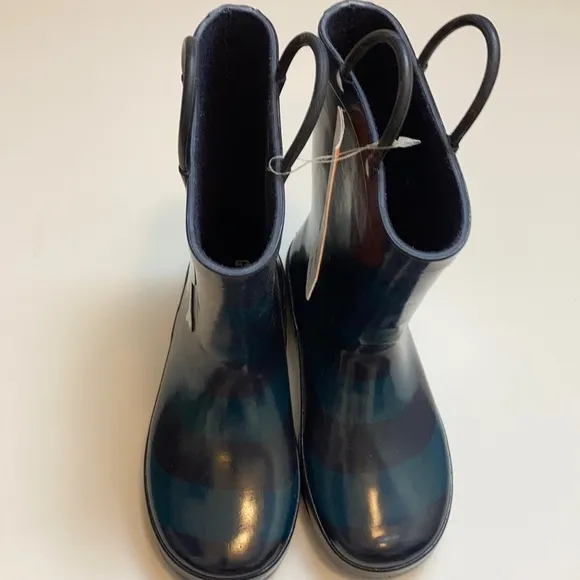 Gymboree New Pirate Theme Rain Boots with Pull on Straps C87