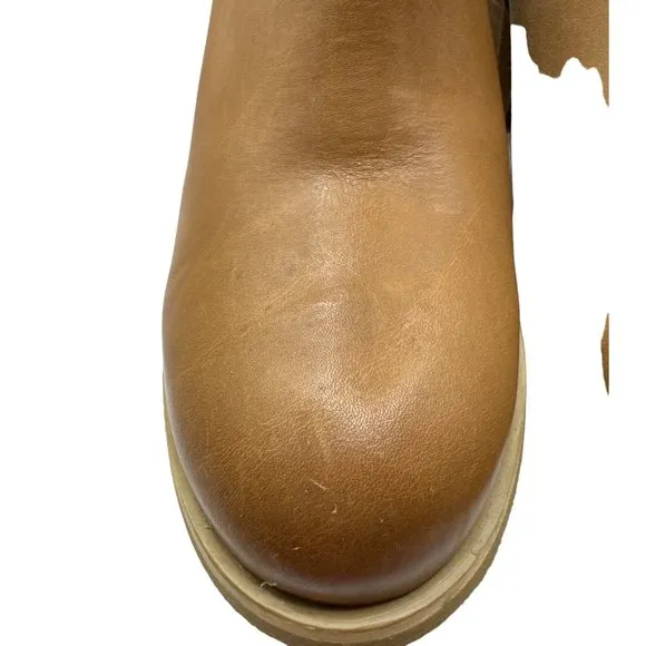 Harley Davidson Bootie Womens Size 8.5 Catalani Tan Leather Pull On Boots