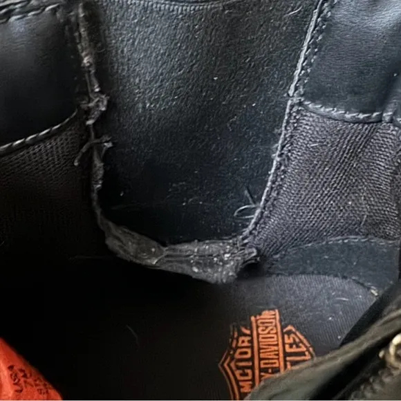 Harley-Davidson Women's Ashby 5-Inch Pull-On Black Moto Inspired Boots D84717