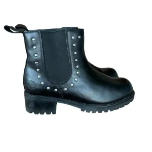 Harley-Davidson Women's Ashby 5-Inch Pull-On Black Moto Inspired Boots D84717