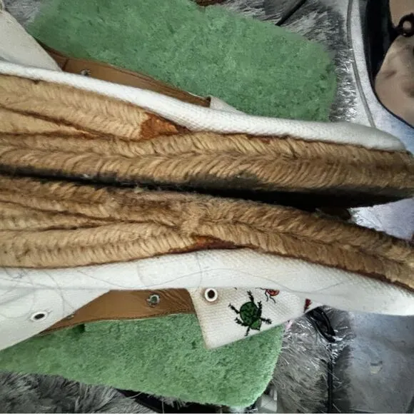 Hermes Espadrilles insect flats classic loafers rare vintage shoes bug slide ins