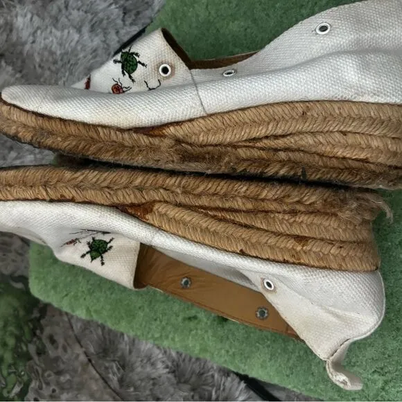 Hermes Espadrilles insect flats classic loafers rare vintage shoes bug slide ins