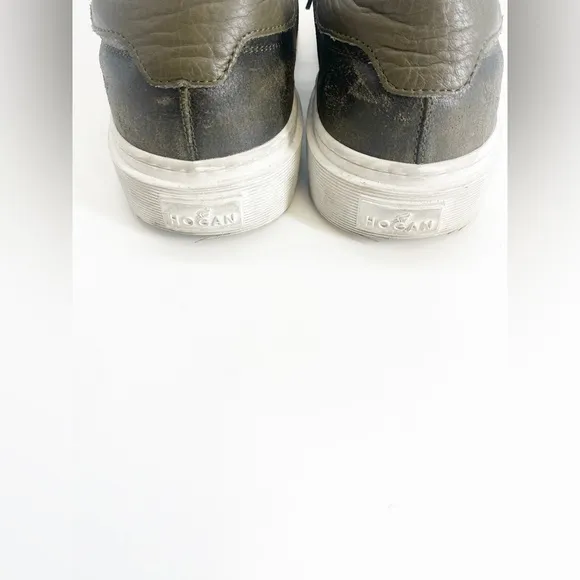 Hogan H340 Vintage Leather Sneakers Sz 7.5