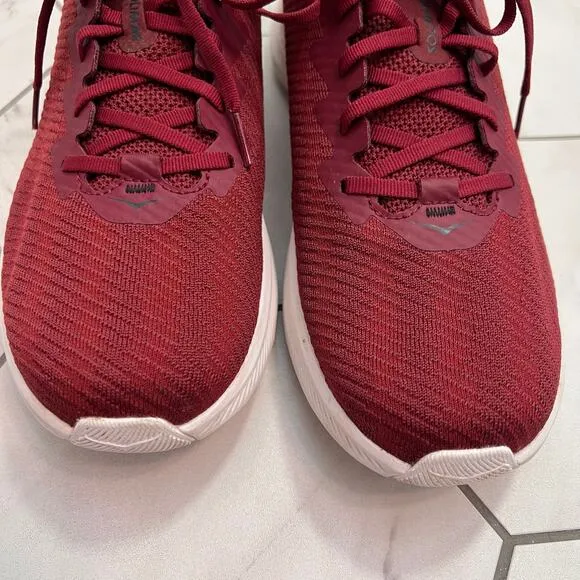 Hoka One One Solimar Running Shoe in Cabernet/Red Alert Size 11 Mens