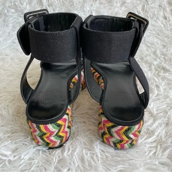 House of Harlow 1960 x REVOLVE Black Aiden Espadrille Sandals Size 6