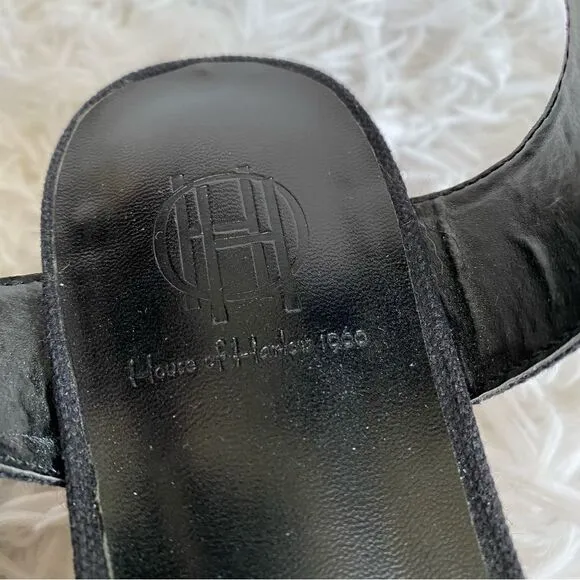 House of Harlow 1960 x REVOLVE Black Aiden Espadrille Sandals Size 6